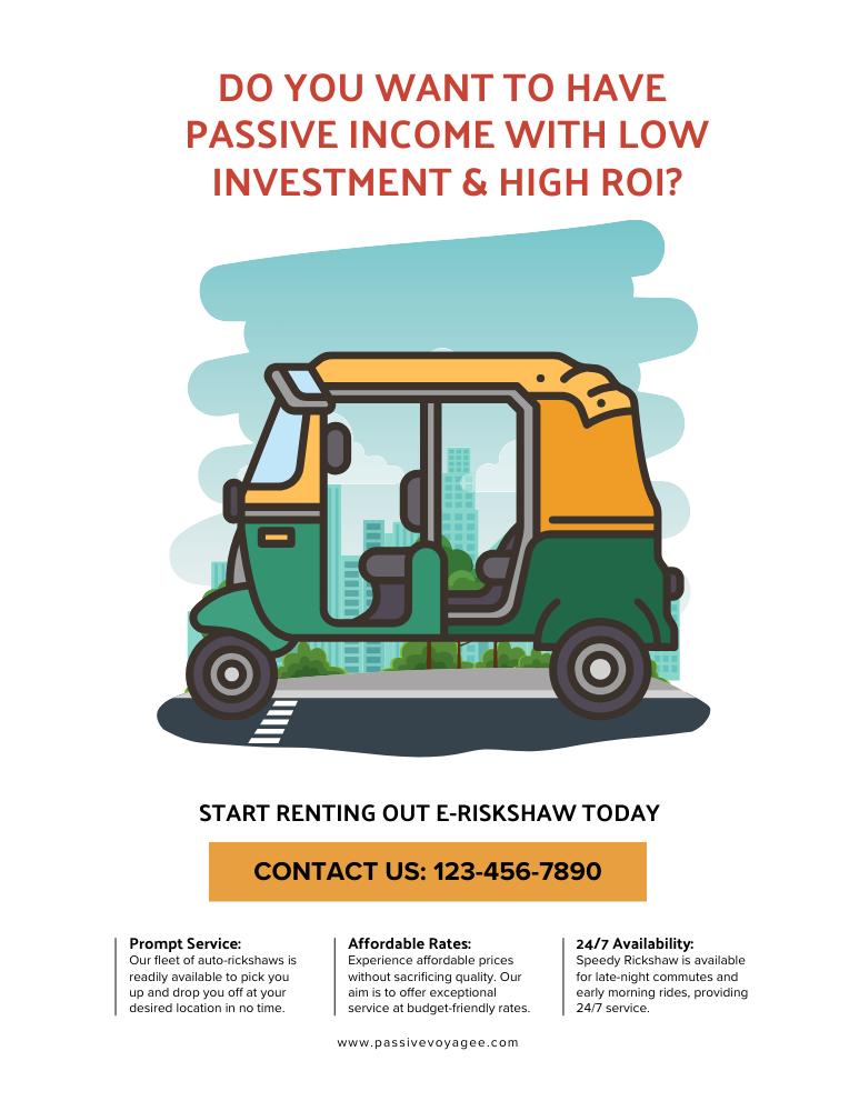 Renting Out E-Rickshaws